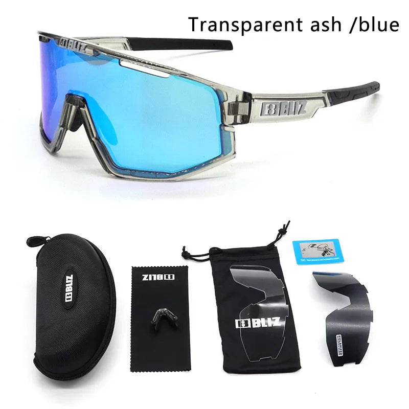 B BLIZ Fusion Cycling Glasses Eyewear Photochromic Bike Sunglasses Man Woman Polarized mtb Bike Mountain Bicycle Glasses Goggles