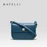 BAFELLI 2023 WOMEN'S NEW TREND LEATHER SADDLE BAGS FASHION STYLE ORIGINAL DESIGNER LUXURY BRAND CASUAL CROSSBODAY PURSE SHOULDER