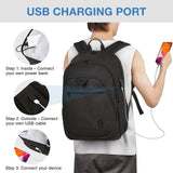 BAGSMART Anti-theft Laptop Backpack Men Women Multiple Pockets Travel Business College School Book Bag with USB Charging Port