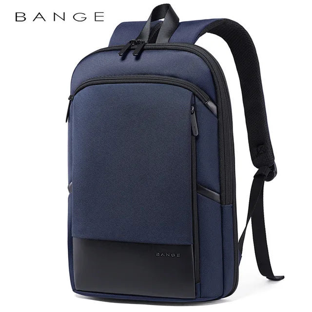 BANGE Men Business Waterproof 15.6" Laptop Backpack Fashion Male Classic Fashion Travel Moto&Biker Light Scalable Shoulder Bags