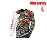 BAT FOX Kids MTB Shirts Downhill Jersey Motocross Mountain Enduro Jersey Offroad DH Bicycle T-shirt Motorcycle Children's Jersey