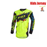 BAT FOX Kids MTB Shirts Downhill Jersey Motocross Mountain Enduro Jersey Offroad DH Bicycle T-shirt Motorcycle Children's Jersey