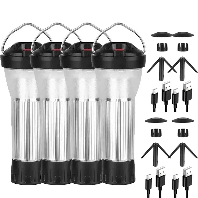 BATOT 5 Set 3000mAh Camping Lantern Goal Zero Flat Replacement Camping Lamp 5 Lighting Modes Led Flashlights Emergency Lamp