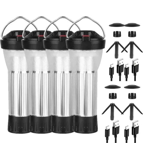 BATOT 5 Set 3000mAh Camping Lantern Goal Zero Flat Replacement Camping Lamp 5 Lighting Modes Led Flashlights Emergency Lamp