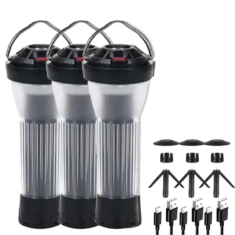 BATOT 5 Set 3000mAh Camping Lantern Goal Zero Flat Replacement Camping Lamp 5 Lighting Modes Led Flashlights Emergency Lamp