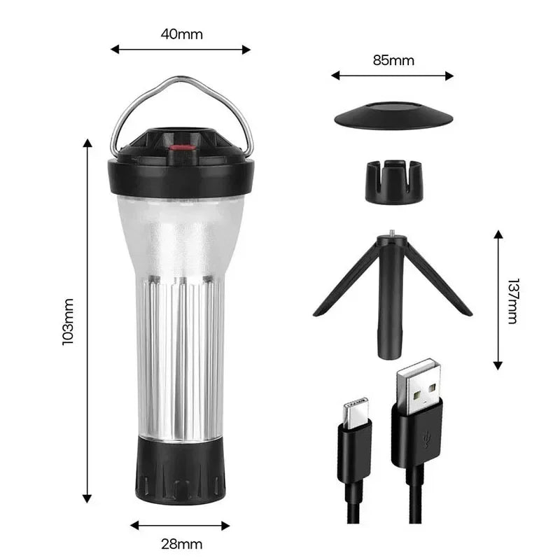 BATOT 5 Set 3000mAh Camping Lantern Goal Zero Flat Replacement Camping Lamp 5 Lighting Modes Led Flashlights Emergency Lamp