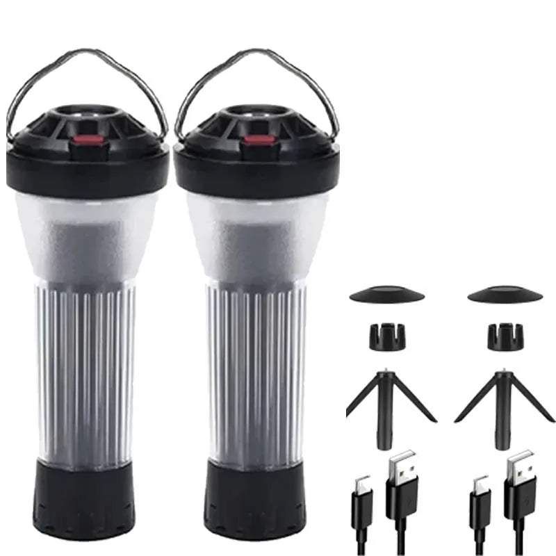 BATOT 5 Set 3000mAh Camping Lantern Goal Zero Flat Replacement Camping Lamp 5 Lighting Modes Led Flashlights Emergency Lamp