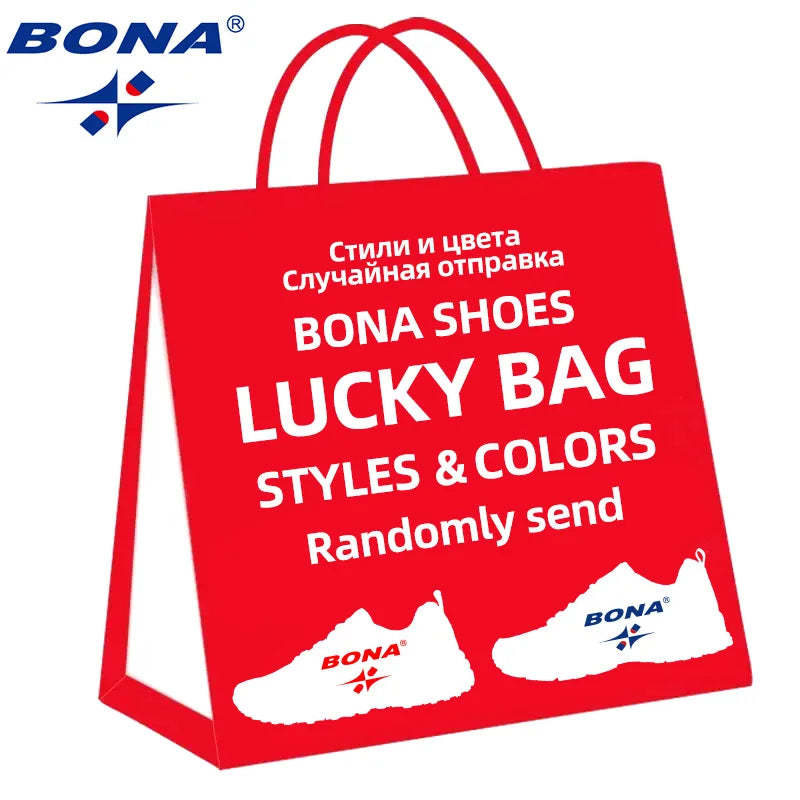 BONA Lucky Bag  Sports Shoes Casual Shoes Leather Shoes Hiking Shoes Sneakers  Men Random style and color