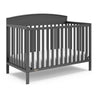 BOUSSAC Benton 5-in-1 Convertible Baby Crib, Multicolor， Baby Furniture  Bed for Girls,kid Bed, Children Bed