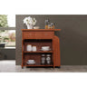 BOUSSAC Kitchen Cart with Spice Rack & Towel Rack, Kitchen Island Table ,Kitchen Cart，Kitchen Islands & Trolleys