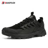 Baasploa 2023 New Men's Hiking Shoes Outdoor Safety Shoes Waterproof Anti-Skid Sneaker Wear-Resistant Sneakers Fashion Male Shoe