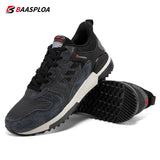 Baasploa Men Walking Sneakers New Mesh Breathable Casual Shoes for Men Comfort Sport Shoes Non-Slip Wear Resistant Free Shipping