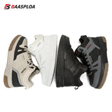 Baasploa Men Winter Sneakers New Fashion Casual Shoes for Men Comfort Plush Warm Cotton Shoes Non-Slip Outdoor Male Sneakers