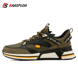 Baasploa New Men Shoes Comfortable Walking Shoes High Quality Fashion Men Sneakers Non-slip Breathable Male Leather Sneakers