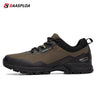 Baasploa New Men's Anti-Skid Wear-Resistant Hiking Shoes Fashion Waterproof Outdoor Travel shoes Sneaker Comfortable Male Shoes