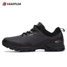 Baasploa New Men's Anti-Skid Wear-Resistant Hiking Shoes Fashion Waterproof Outdoor Travel shoes Sneaker Comfortable Male Shoes