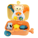 Baby Bathroom Backpack Beach Toys Duck Trolley Case Storage Beach Accessories Shovel Mold Set Sand Toy Games Sandbox For Kids