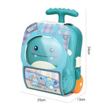 Baby Bathroom Backpack Beach Toys Duck Trolley Case Storage Beach Accessories Shovel Mold Set Sand Toy Games Sandbox For Kids