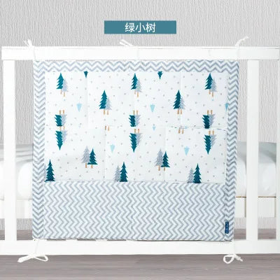 Baby Bed Hanging Storage Bag Newborn Crib Diaper Organizer Toy Diaper Pocket for Baby Bedding Set Nursery 50*60CM