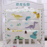 Baby Bed Hanging Storage Bag Newborn Crib Diaper Organizer Toy Diaper Pocket for Baby Bedding Set Nursery 50*60CM