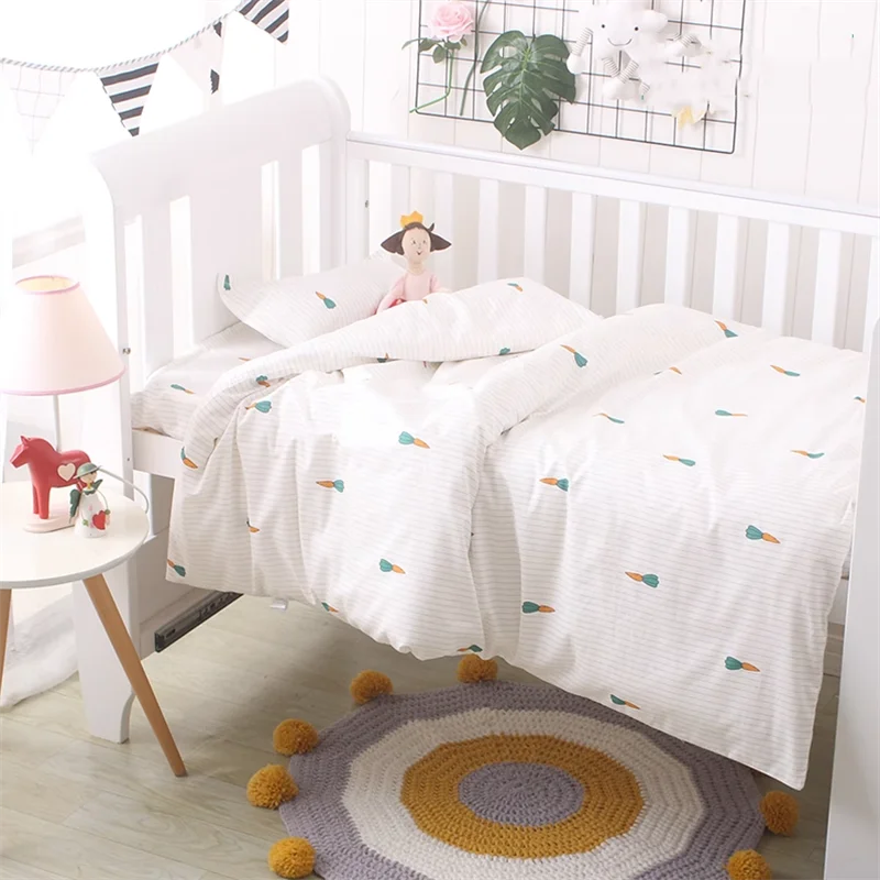 Baby Bedding Set Kids Quilt Cover Without Filling 1pc Cotton Crib Duvet Cover Cartoon Baby Cot Quilt Cover 150*120cm Breathable