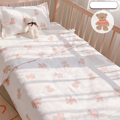 Baby Bedding Set Kids Quilt Cover Without Filling 1pc Cotton Crib Duvet Cover Cartoon Baby Cot Quilt Cover 150*120cm Breathable