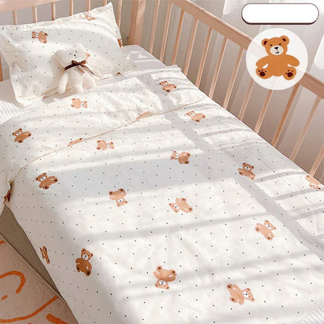 Baby Bedding Set Kids Quilt Cover Without Filling 1pc Cotton Crib Duvet Cover Cartoon Baby Cot Quilt Cover 150*120cm Breathable