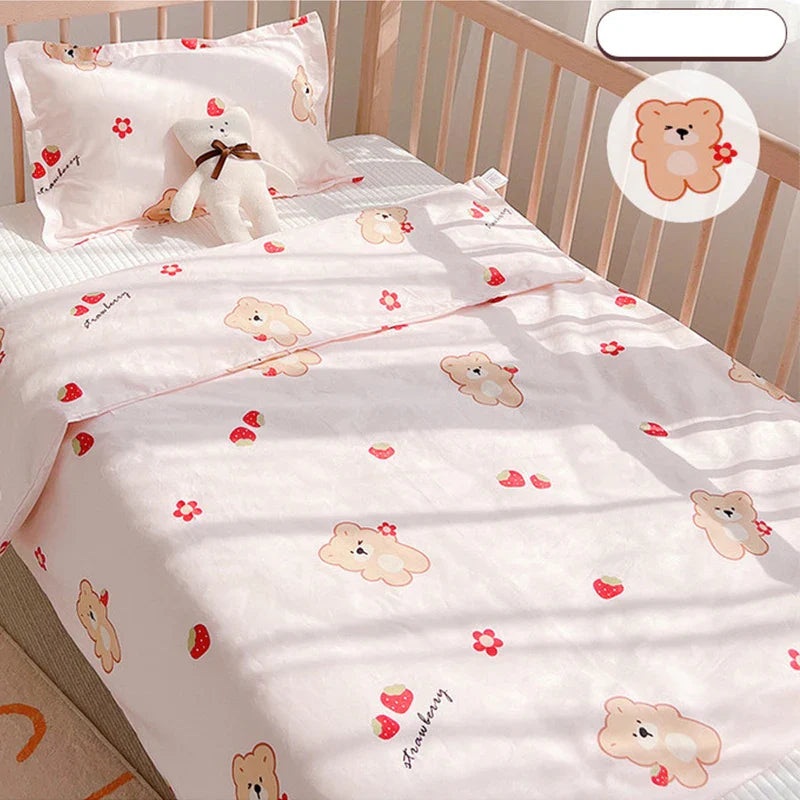 Baby Bedding Set Kids Quilt Cover Without Filling 1pc Cotton Crib Duvet Cover Cartoon Baby Cot Quilt Cover 150*120cm Breathable