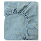Baby Bedding Set Newborn Plain Color Cotton Muslin Baby Bedding Crib Fitted Sheet Cot Bed Crib Sheet