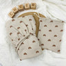 Baby Bedding Set Newborn Plain Color Cotton Muslin Baby Bedding Crib Fitted Sheet Cot Bed Crib Sheet
