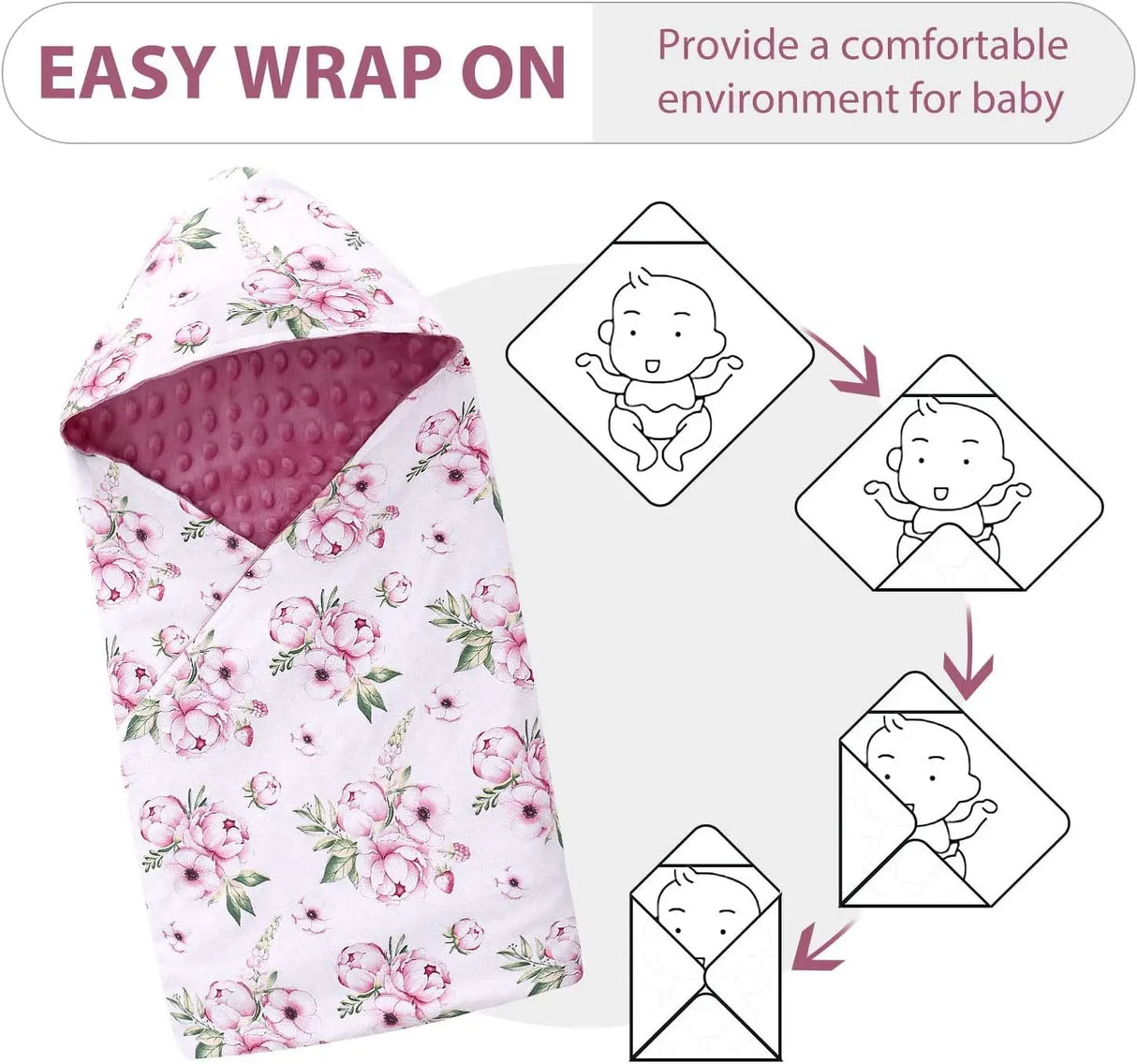 Baby Blanket Warm Newborn Swaddle Wrap Bubble Children Carrycot Sack Winter Thick Quilted Outdoor Baby Stroller Blanket