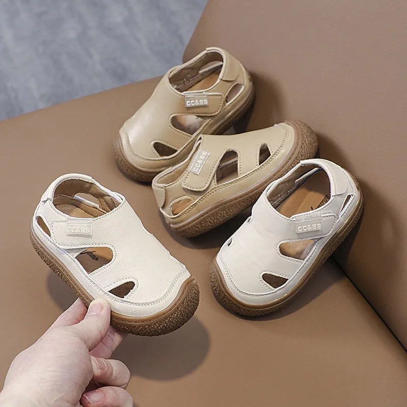 Baby Boys Girls Sandals Children Summer Shoes Anti-collision Soft Sole Kids Beach Sandals Lightweight Infant Toddler Shoes