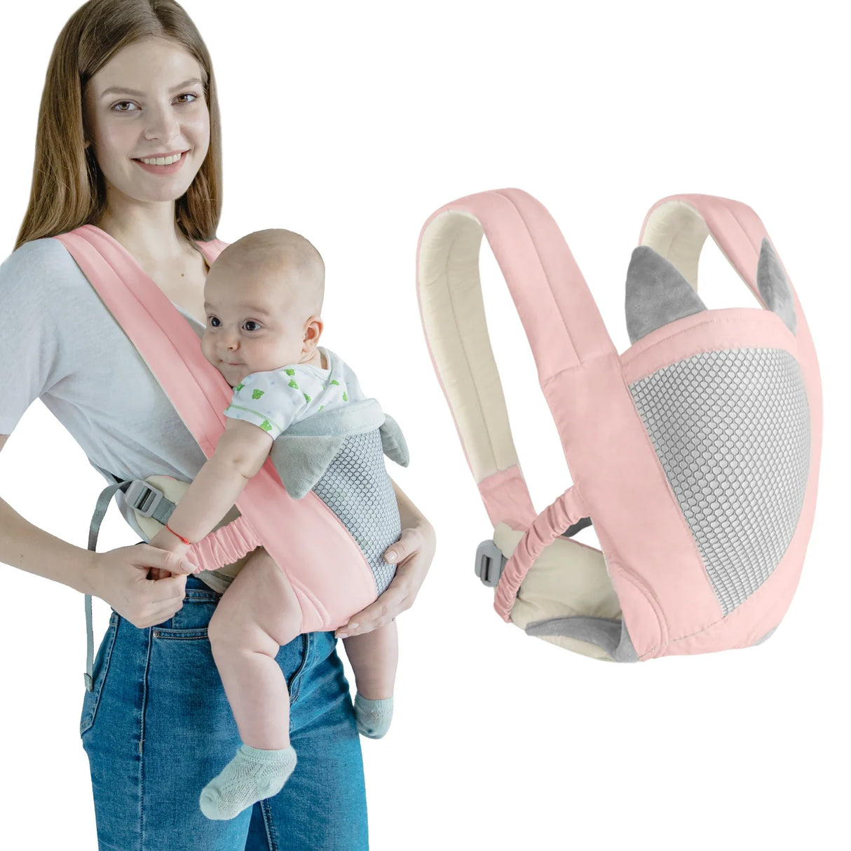 Baby Carrier Sling Wrap Newborn Kangaroo Backpacks Strap Multifunctional Toddler Outdoor Travel Accessories