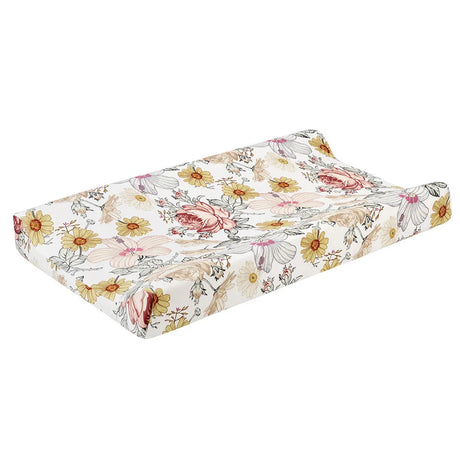 Baby Changing Pad Print Elastic Fitted Crib Sheet Baby Nursing Table Infant Removable Cloth Changing Pad Cover