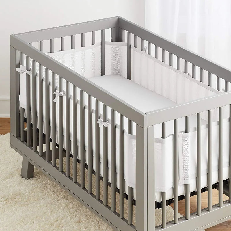 Baby Crib Fence 3D Breathable Anti-collision Bedding Kit Detachable Sandwich Bedspread In Spring and Summer Playpen for