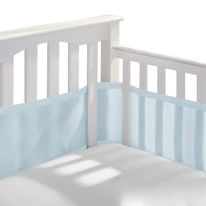 Baby Crib Fence 3D Breathable Anti-collision Bedding Kit Detachable Sandwich Bedspread In Spring and Summer Playpen for