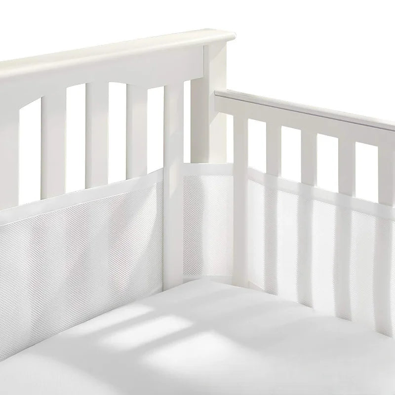 Baby Crib Fence 3D Breathable Anti-collision Bedding Kit Detachable Sandwich Bedspread In Spring and Summer Playpen for