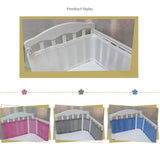 Baby Crib Fence 3D Breathable Anti-collision Bedding Kit Detachable Sandwich Bedspread In Spring and Summer Playpen for