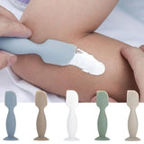 Baby Diaper Cream Spatula Applicator Safe Soft Silicone Baby Bum-Brush-Diaper Cream Spatula With Suction Cup Base For Babies