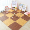 Baby EVA Foam Play Gym Puzzle Mats Wooden Interlocking Exercise Tiles Crawling Carpet And Rug for Kids Game Activity Soft Floor