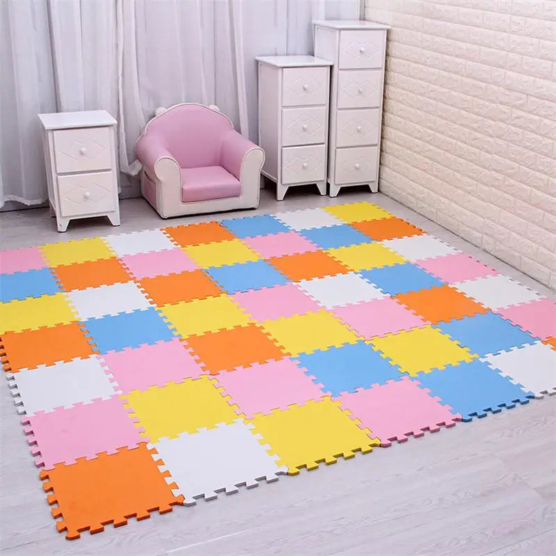 Baby EVA Foam Puzzle Play Mat /kids Rugs Toys carpet for childrens Interlocking Exercise Floor Tiles,Each:29cmX29cm