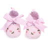 Baby Girl Shoes White Lace Floral Embroidered Soft Shoes Prewalker Walking Toddler Kids Shoes First Walker free shipping