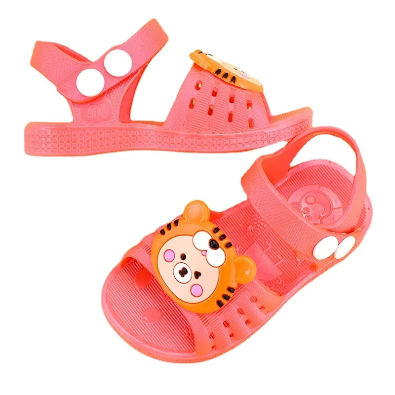 Baby Girls Shoes Hole Sandals 2023 New Children‘s Shoes Beach Indoor Cute Non-slip Soft Bottom Sandals Kids Sandals