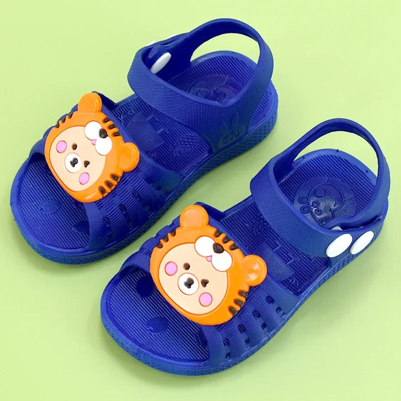 Baby Girls Shoes Hole Sandals 2023 New Children‘s Shoes Beach Indoor Cute Non-slip Soft Bottom Sandals Kids Sandals