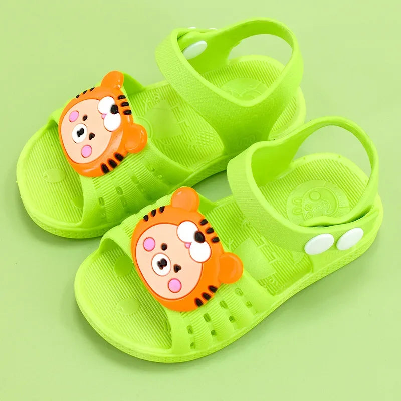 Baby Girls Shoes Hole Sandals 2023 New Children‘s Shoes Beach Indoor Cute Non-slip Soft Bottom Sandals Kids Sandals