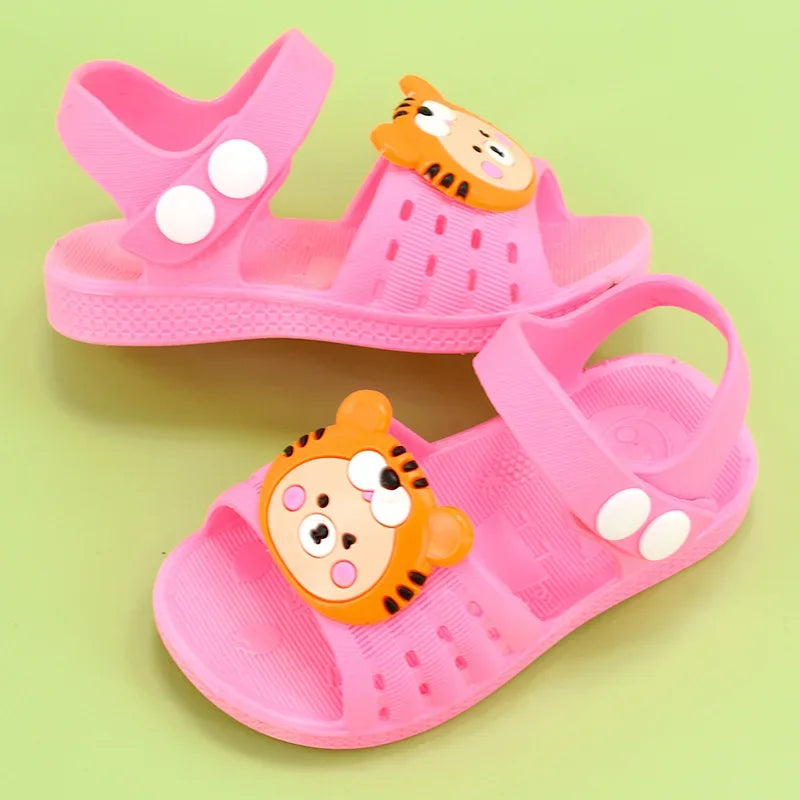 Baby Girls Shoes Hole Sandals 2023 New Children‘s Shoes Beach Indoor Cute Non-slip Soft Bottom Sandals Kids Sandals