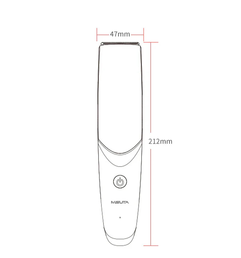 Baby Hair Trimmer USB Eletric Protable Low Noise Baby Care Children Shaver Kids Hair clipper