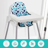 Baby High Chair Pads Oxford Cloth Seat Cover Soft Washable Chair Cushion Foldable High Chair Accessories for Antilop High Chair