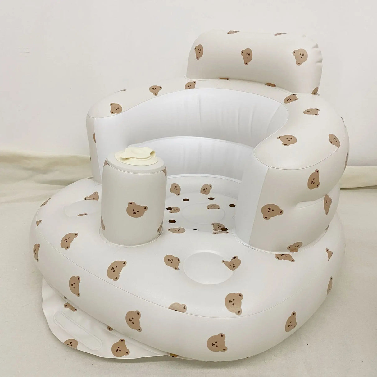 Baby Inflatable PVC Sofa Chair Cartoon Bear Floral Portable Bath Swimming Pool Children Seat for Travel Ride-ons Pool Toys