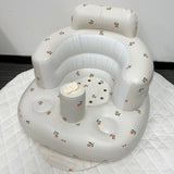 Baby Inflatable PVC Sofa Chair Cartoon Bear Floral Portable Bath Swimming Pool Children Seat for Travel Ride-ons Pool Toys